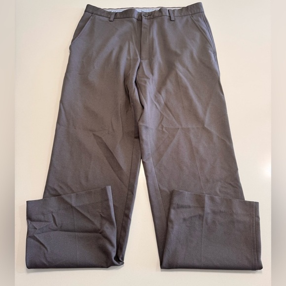 Footjoy FJ Mens Size 34X32 Gray Golf Performance Stretch Pants Athletic Chino - Picture 1 of 9